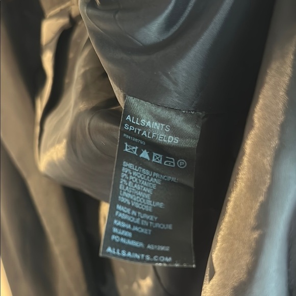 Classic Allsaints Black Women's Blazer - Picture 6 of 6